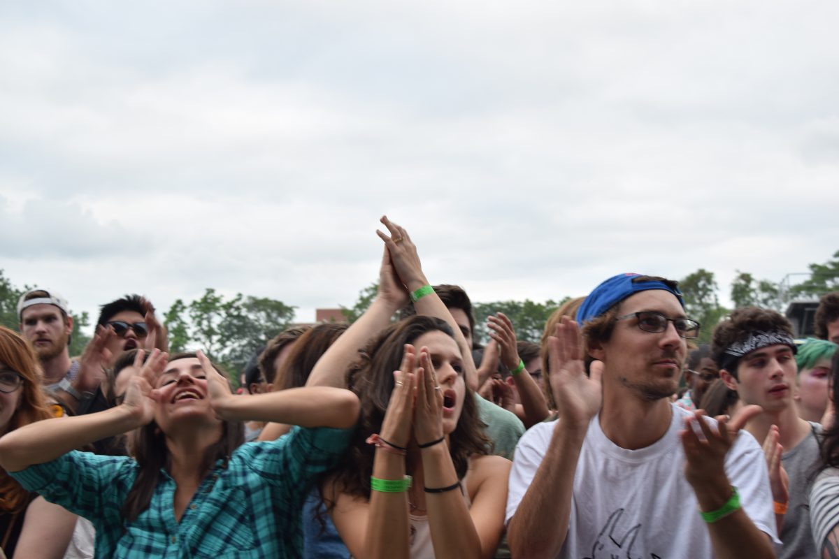 Fans cheer at Pitchfork Fest 2017 (photo: Meredith Mattlin)