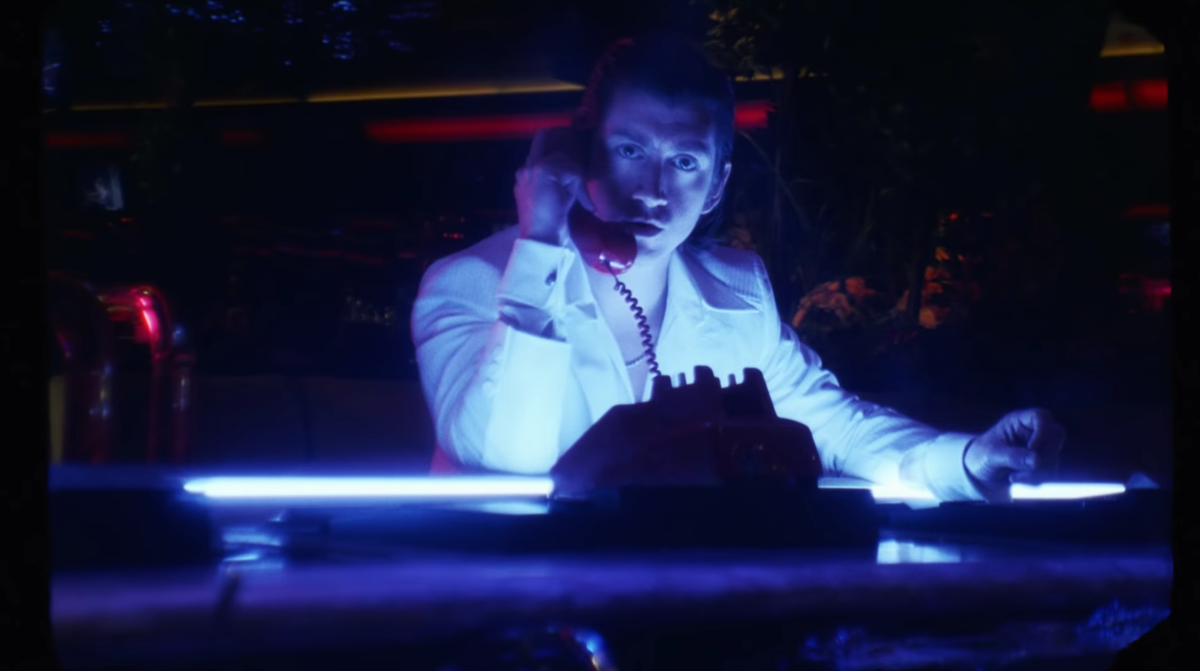 Still from music video, dir. A. Brown, B. Chappell